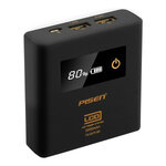 PISEN แบตสำรองแท้ 5,000 mAh พาวเวอร์แบงค์ LCD Power Station รุ่น TS-D075 จอ LCD แสดงผล สวิตซ์ทัชกรีน Dual USB คู่ 5V-2A เก็บประจุเต็มที่ได้ยาวนาน ชาร์จแบตมือถือได้มากกว่า 10 ครั้ง พกพาสะดวก - สีดำ