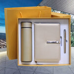 กระบอกน้ำสแตนเลส+สมุดโน้ต+ปากกา,ชุดของขวัญพรีเมี่ยม