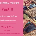 รับฟรี !!! #กระเป๋าสานMini #รักษ์ไทยแบรนด์