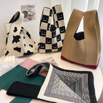 กระเป๋าคล้องแขน,กระเป๋าผ้ายืด,กระเป๋าถือ,กระเป๋าของแจก,กระเป๋าของแถม,ขนาดเล็ก,ราคาถูก,คละลายให้,ขนาด18*35cm