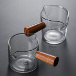 ถ้วยแก้วด้ามไม้,ถ้วยแก้วอเนกประสงค์,100ml