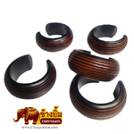 กำไลไม้ลายเส้น ( ทูโทน )