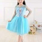 ชุดเจ้าหญิงเอลซ่า(พร้อมส่ง) รห้สสินค้า# A001