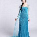 ชุดเจ้าหญิงเอลซ่าผู้ใหญ่ ชุดราชินีหิมะ Frozen ไซส์ S M L XL