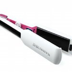 Kemei Heat Pro ION เครื่องหนีบผม 4 in 1 หนีบผมตรง หยัก และม้วนลอน เปลี่ยนแผ่นความร้อนไททาเนี่ยม 4 แบบ KM-1078 ร้อนเร็ว ปรับอุณหภูมิ 170-230 องศา - สีขาว