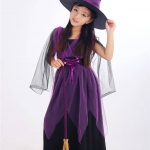 ชุดแม่มดน้อย (รวมหมวก ตามภาพ) ไซส์ 110