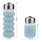 แก้วพับได้,แก้วน้ำพับได้,กระบอกน้ำพับได้,แก้วน้ำซิลิโคน