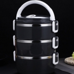 ปิ่นโต,กล่องใส่ข้าว,กล่องใส่ข้าวคุณภาพดี,กล่องข้าว,ปิ่นโตสีดำ,สินค้าพรีเมี่ยม