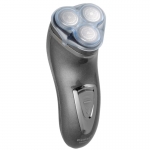 Kemei เครื่องโกนหนวด 3D ใบมีดคู่ 3 หัดตัด รุ่น KM-890 ( สีเทา/ดำ )