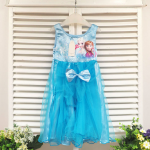 ชุดกระโปรงเจ้าหญิงเอลซ่า(พร้อมส่ง) รหัสสินค้าElsa 182-1ไซส์ 140x1