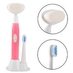 Kemei TOPS ชุดแปรงฟัน&ขัดฟัน 2 in 1 ไฟฟ้าความถี่คลื่นเสียงอัลตร้าโซนิค 10,000 vpm KM-3106 ขัดทำความสะอาดฟันด้วยระบบที่นุ่มนวลระดับไมโคร กันน้ำได้ 100% - สีชมพู