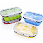 กล่องข้าวซิลิโคน,กล่องข้าวพับได้,กล่องข้าวซิลิโคนพับได้