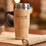 แก้วสเตนเลสไม้ไผ่,แก้วน้ำสแตนเลสไม้ไผ่,สกรีนโลโก้,งานเลเซอร์โลโก้,แก้วน้ำ