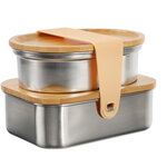 กล่องใส่ข้าวสแตนเลส, กล่องข้าวสแตนเลสฝาไม้