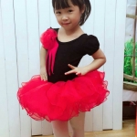 ชุดบัลเล่ต์ สีแดง-ดำ สวยมากๆค่ะ ไซส์ 110 120 130 140 150