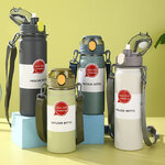 กระบอกน้ำสแตนเลส,กระบอกน้ำสะพายได้,กระติกน้ำสแตนเลส,600ml,800ml