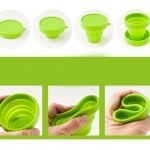 แก้วซิลิโคน,แก้วน้ำซิลิโคน,แก้วน้ำซิลิโคนพับได้,แก้วน้ำพับได้,170ml