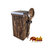 ที่ใส่เครื่องปรุงไม้ตาล พร้อมช้อนตัก