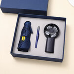 ชุดของขวัญปีใหม่,ชุดร่มพัดลมปากกา,ของขวัญปีใหม่สกรีนโลโก้