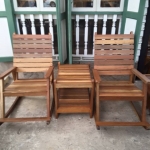 ชุดเก้าอี้โยกนั่งเล่น(หลังยาว)