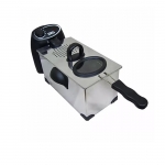 หม้อทอดไร้น้ำมัน หม้อทอดไฟฟ้าเคลือบเทปล่อน กะทะทอดไฟฟ้า #ร้านขายลูกชิ้น