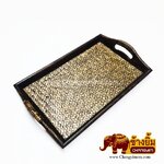 ถาดสาน มีที่จับขอบเฉียง ( 10 x 16")