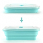 กล่องข้าวซิลิโคน,กล่องใส่ข้าว,กล่องใส่ข้าวพับได้