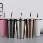 แก้วสแตนเลสพร้อมหลอด,แก้วสแตนเลส