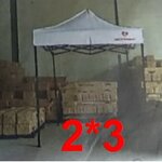 เต้นท์สนามพับได้ ขนาด 2*3 เมตร ครบชุดผ้า+โครงเหล็ก