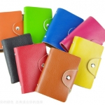 กระเป๋าหนัง PU ใส่นามบัตร 24 ช่อง,ของพรีเมี่ยม,ของขวัญ,สั่งจำนวนมากราคาพิเศษ