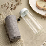 ขวดแก้วน้ำ,ขวดแก้วพร้อมปลอก