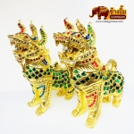 สิงห์แกะสลัก