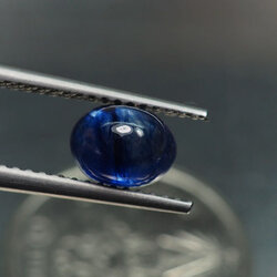 พลอยไพลินหลังเบี้ย (Sapphire) 1.75 กะรัต