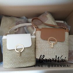 กระเป๋าสานจากวัสดุธรรมชาติ ป.3