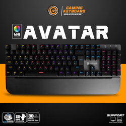 Neolution AVATAR RGB MECHANICAL GAMING KEYBOARD (BLUE) [1Y]