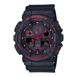 CASIO G-SHOCK นาฬิกาข้อมือ นาฬิกากันน้ำ นาฬิกาของแท้ ประกันศูนย์ CMG 1 ปี รุ่น GA-100BNR-1A