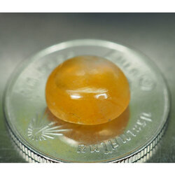 บุษราคัมอัฟริกาสีเหลือง 5.15 กะรัตสวย