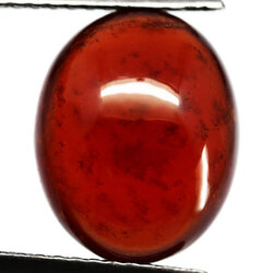 เฮสโซไนต์โกเมน (Hessonite) 5.82 กะรัตแดงส้มสวยมาก