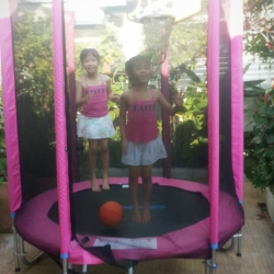 Coopster แทรมโพลีน 6ฟุตสีชมพู