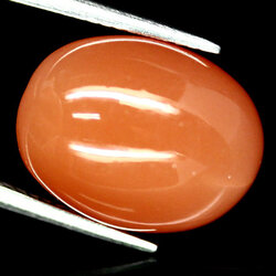 มูนสโตนหรือมุกดาหาร 10.75 กะรัตสีน้ำตาล