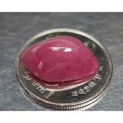พลอยทับทิมแท้ (Ruby) 9.40 กะรัตสีแดงชมพู