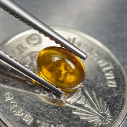 ไฟร์โอปอลหลากสี (Fire Opal) 0.60 กะรัต