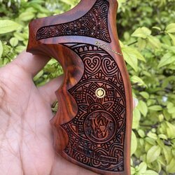 ด้ามไม้พยุง Smith&Wesson โครง K สแควบัท