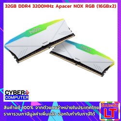 32GB DDR4 3200MHz Apacer NOX RGB (16GBx2)