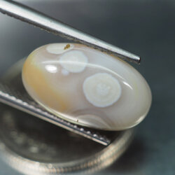 หินสีสวยลายธรรมชาติ (Ocean Jasper) 4.75 กะรัต