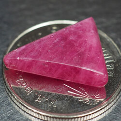 พลอยทับทิมแท้ (Ruby) 8.30 กะรัตสีม่วงแดง