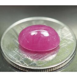 พลอยทับทิม 4.55 กะรัตสีชมพู