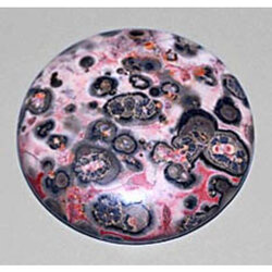 หินสีสวยงามจากธรรมชาติ (Leopard Skin Agate) 40 กะรัต