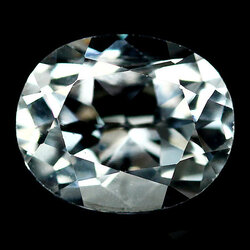 พลอยโทแพซ 4.25 กะรัตสีขาวใช้แทนเพชร