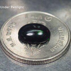 แบล็คโอปอลหลากสี (Opal) 0.95 กะรัตลดราคา